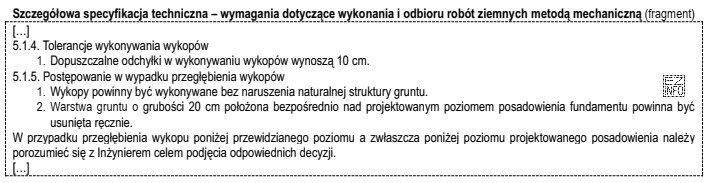 Na podstawie informacji zamieszczonych w specyfikacji określ poziom, do 