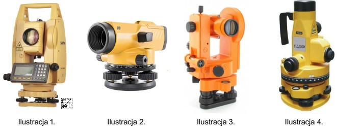 Na której ilustracji przedstawiono pionownik laserowo-optyczny?