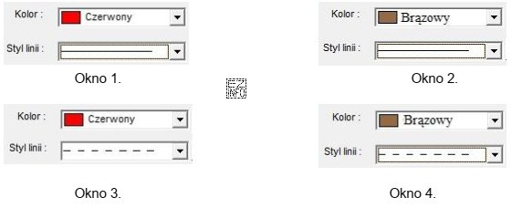 W którym oknie dialogowym programu do graficznego tworzenia map 