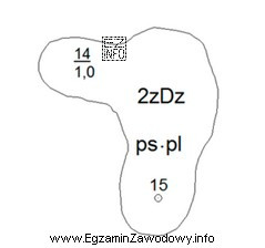 Umieszczona w opisie fragmentu mapy glebowo-rolniczej liczba 14 oznacza