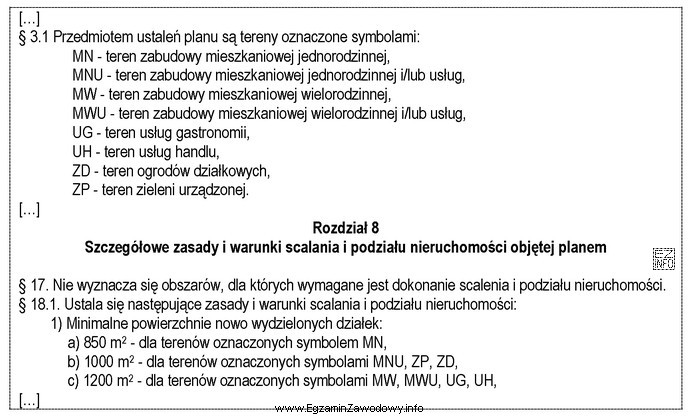 Na podstawie przedstawionych Szczegółowych zasad i warunków scalenia 