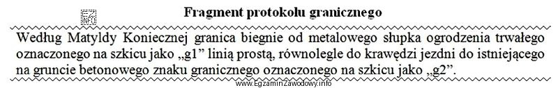 Czego dotyczy przedstawiony fragment protokołu granicznego?