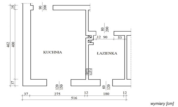 Ile wynosi powierzchnia malowania ścian kuchni o wysokości 3,0 m, 
