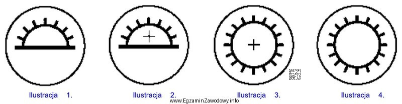 Na której ilustracji przedstawiono oznaczenie graficzne tapety o dostatecznej ś