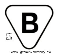 Przedstawiony na rysunku znak, umieszczony na opakowaniu wyrobu budowlanego, oznacza, ż
