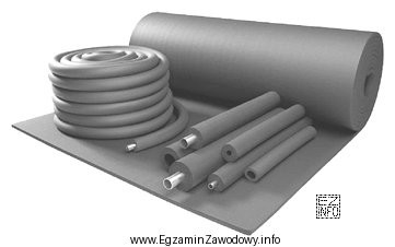 Ilustracja przedstawia materiał izolacyjny wykonany z