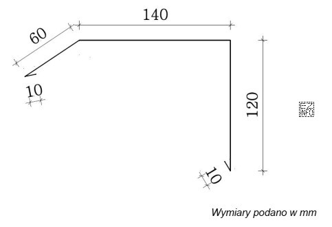 Ile m<sup>2</sup> blachy potrzeba do wykonania obróbki (
