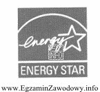 Przedstawiony na rysunku znak zgodny ze standardem Energy Star oznacza 