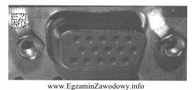 Złącze przedstawione na zdjęciu umożliwia podłączenie
