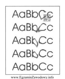 Najbardziej prawdopodobną przyczyną słabej jakości wydruku drukarki laserowej, 