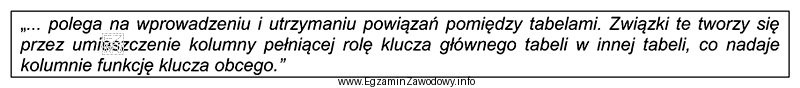 Którą integralność opisuje cytowana definicja?
