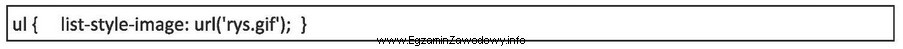 Zapis CSS postaci:<p>sprawi, że na stronie internetowej</p>