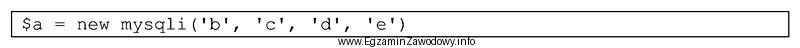 W języku PHP, aby połączyć się z bazą 