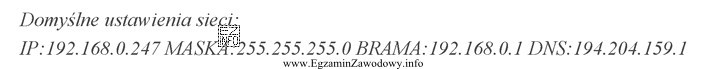 Na podstawie fragmentu dokumentacji centrali telefonicznej określ, który 