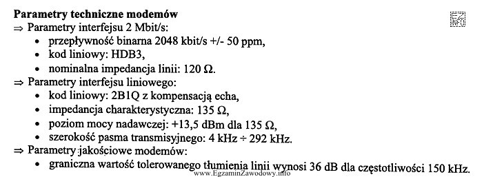 Poniżej zamieszczono fragment dokumentacji technicznej urządzeń dostępowych. 