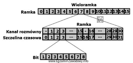 Struktura ramki którego systemu jest przedstawiona na rysunku?