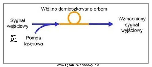 Który wzmacniacz światłowodowy został przedstawiony na rysunku?