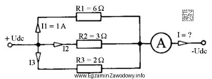 Na rysunku zamieszczono schemat modelu urządzenia z wartościami 