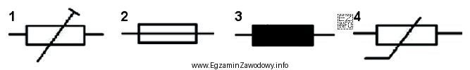 Przedstawione na rysunku symbole graficzne oznaczają odpowiednio: