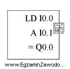 Przedstawiony program na sterownik PLC napisany jest w języku