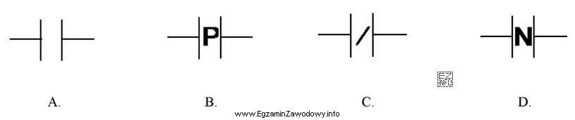 Który element graficzny języka LD umożliwia wykrycie 