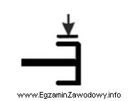 Zamieszczony symbol graficzny należy zastosować podczas rysowania schematu kinematycznego 