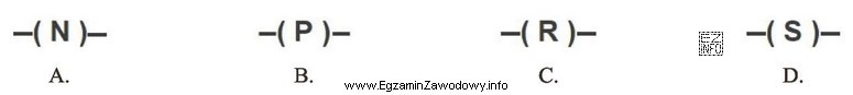 Który z przedstawionych symboli zastosowany w programie LD oznacza 