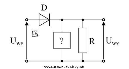 Który element elektroniczny należy umieścić w przedstawionym 