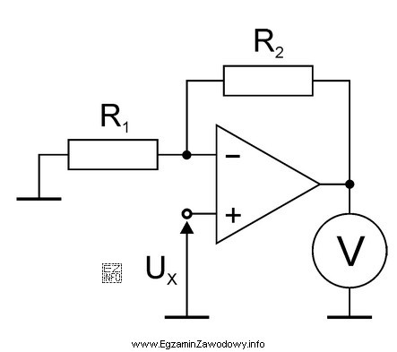 Zastosowanie wzmacniacza operacyjnego o Ku > 1 przy pomiarze napięcia 