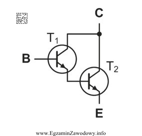 W jakim układzie pracują tranzystory przedstawione na rysunku?