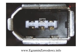 Przestawione gniazdo służy do podłączenia przewodu zakoń