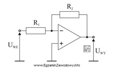 Jaka powinna być wartość rezystancji R<sub>2</sub>, aby w 