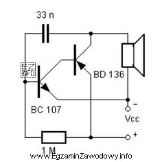 Jaką funkcję pełni układ przedstawiony na schemacie?