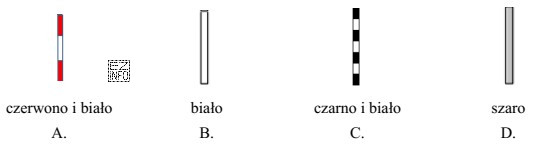 Maszty tarcz ostrzegawczych przejazdowych (TOp) maluje się na