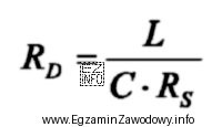 Z zamieszczonego wzoru można wyliczyć