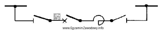Rysunek przedstawia pole sprzęgła podłużnego z