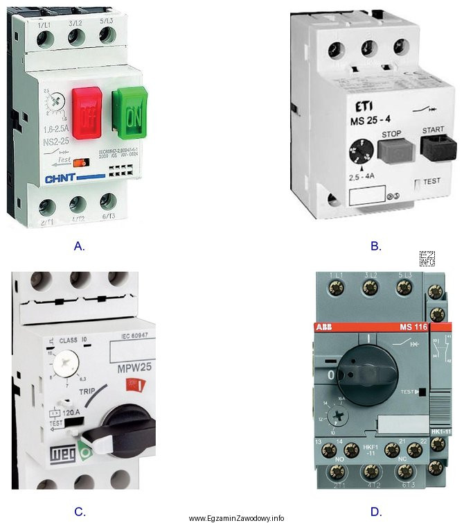 Którym z przedstawionych na rysunkach wyłączników 