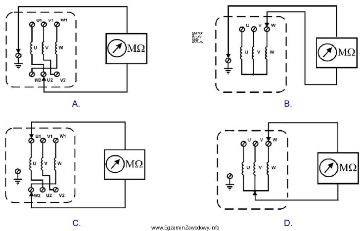 Który z układów pomiarowych przedstawionych na rysunkach 