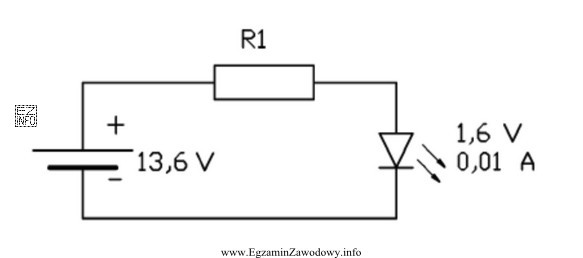 Jaką wartość rezystancji powinien mieć rezystor Rl ograniczający 