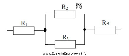 Ile wynosi rezystancja zastępcza układu rezystorów, przedstawionych 