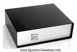 Do mocowania pokryw obudowy metalowej przedstawionej na rysunku należy 