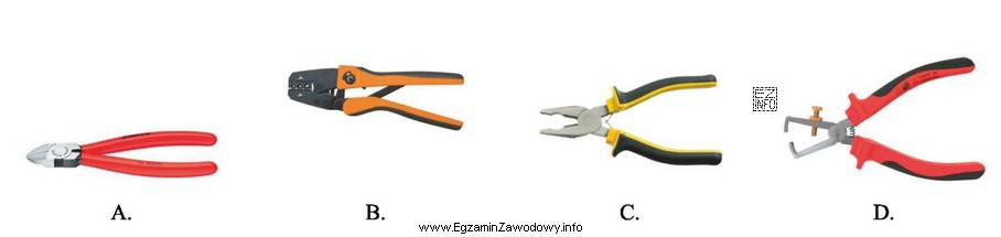 Do zdejmowania izolacji z żyły przewodu należy uż
