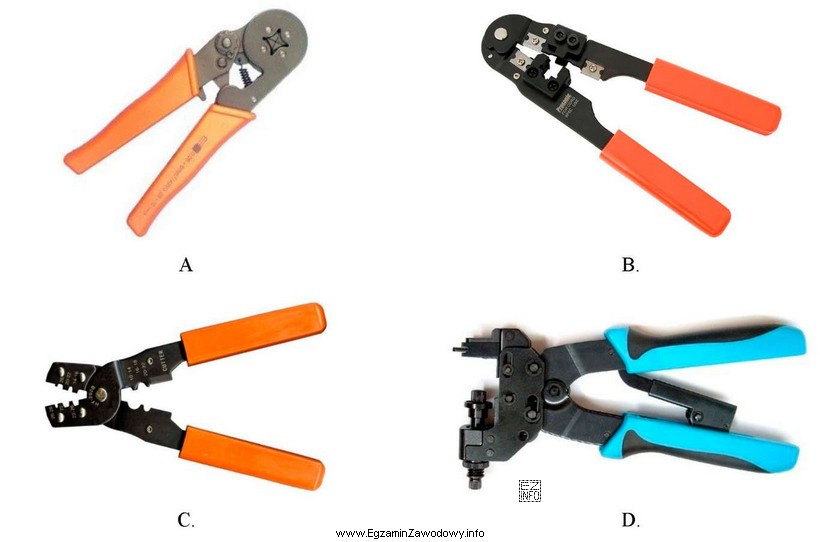 Które narzędzie służy do zaciskania wtykó