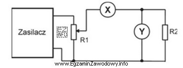 Które mierniki w przedstawionym układzie elektrycznym należy 