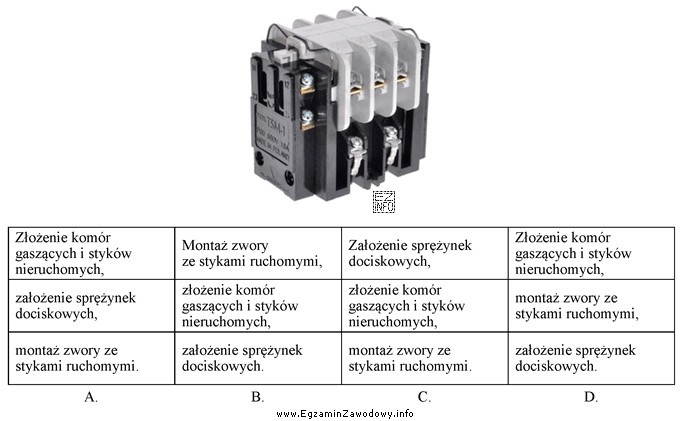 W jakiej kolejności należy wykonać wymienione czynności 