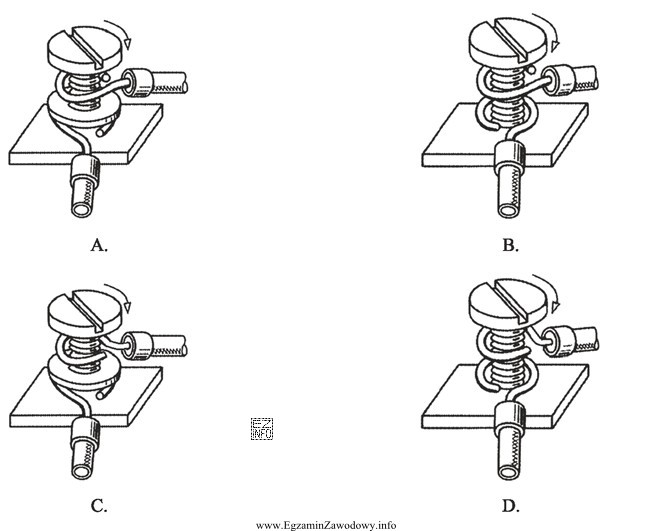 Na którym rysunku przedstawiono prawidłowy sposób wykonania 