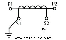 Urządzenie elektryczne, którego schemat uzwojeń zamieszczono na rysunku, 