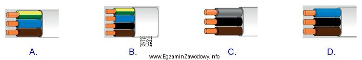 Który z pokazanych na rysunkach przewodów należy 
