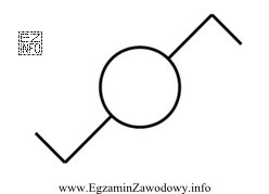 Symbol graficzny przedstawiony na rysunku oznacza łącznik