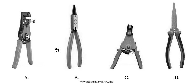 Na którym rysunku przedstawiono narzędzie niezbędne do 